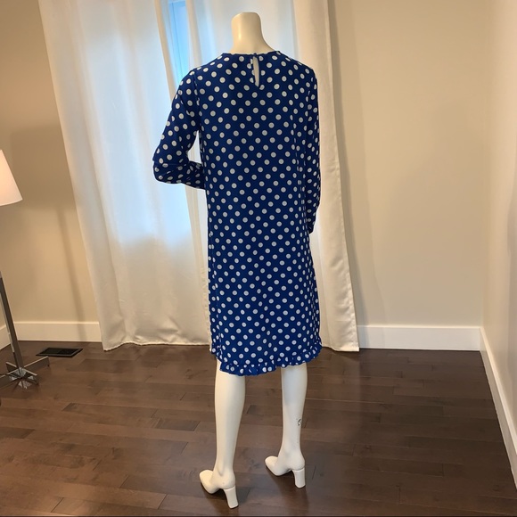 Pretty blue polka dot midi dress by ASOS - Picture 4 of 6